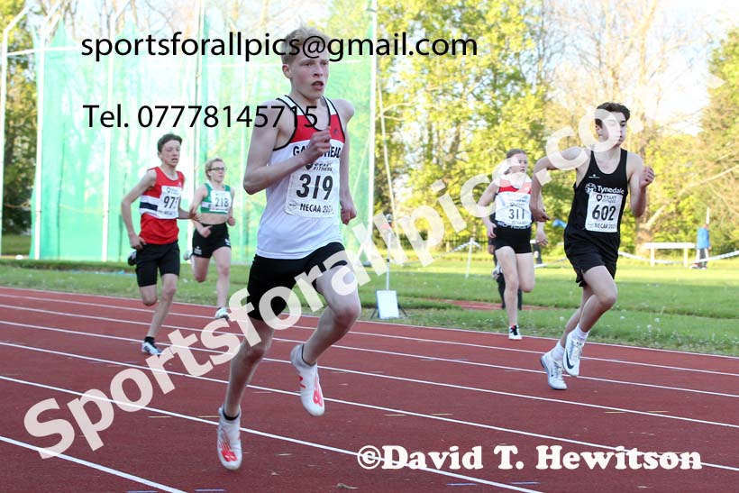 200 metres, 2021 North East Grand Prix No. 2, Monkton, Wednesday, May 19th. Photo: David T. Hewitson/Sports for All Pics